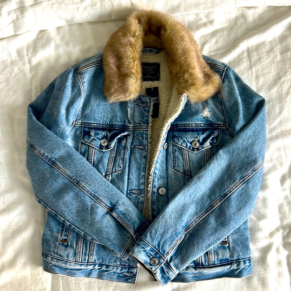 NEW Abercrombie Jean Jacket
